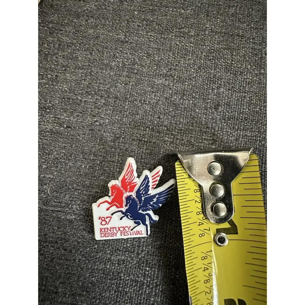 1987 Kentucky Derby Festival Pegasus Pin B.J. Sipes Louisville KY Vintage KDF
